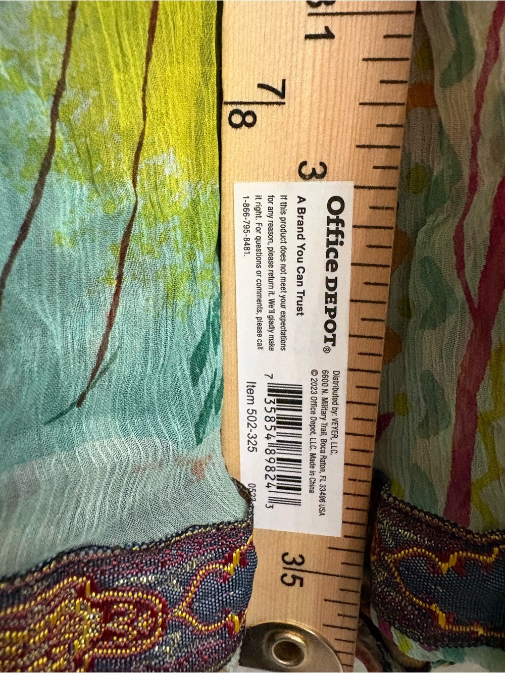 Anu By Natural Vintage Patchwork
Maxi Skirt L Scarf Flowy Boho - Picture 6 of 9